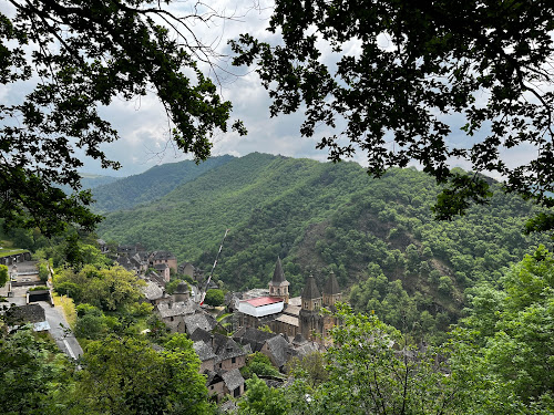 Viewpoint of Conques à Conques-en-Rouergue