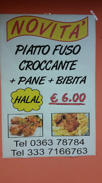 Menu / carte de Pizzeria Oasi à Rivolta d'Adda
