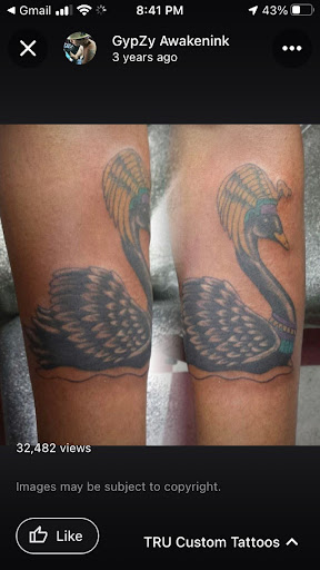 Explore katana tattoo ideas, creative tattoo ideas in Cottonwood, available at AwakenInk Body Arts