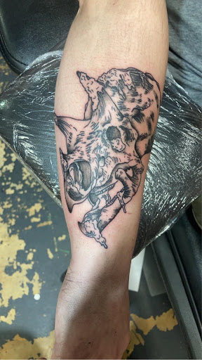 Explore outside forearm tattoo ideas, creative tattoo ideas in Pineville, available at Epic Ink Studio