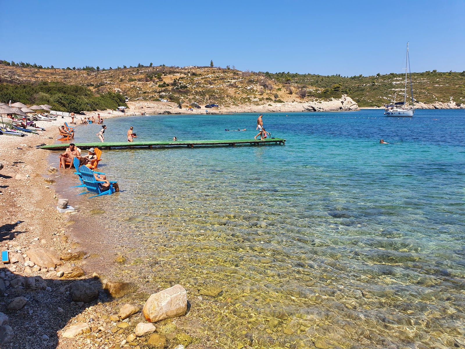 Foto van Denizyildizi beach met turquoise puur water oppervlakte