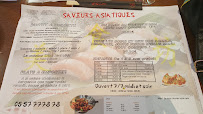 Saveurs Asiatiques à Bègles menu