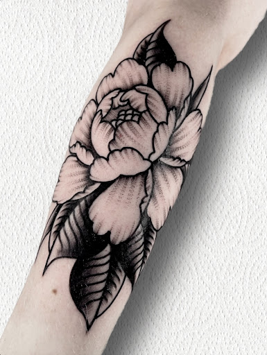 Explore butterfly cover up tattoo ideas, creative tattoo ideas in Johnson City, available at Gold Cross Tattoo Co.