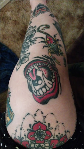 Find between breast tattoo ideas for your next unique tattoo in Pampa at Top of Texas Tattoo