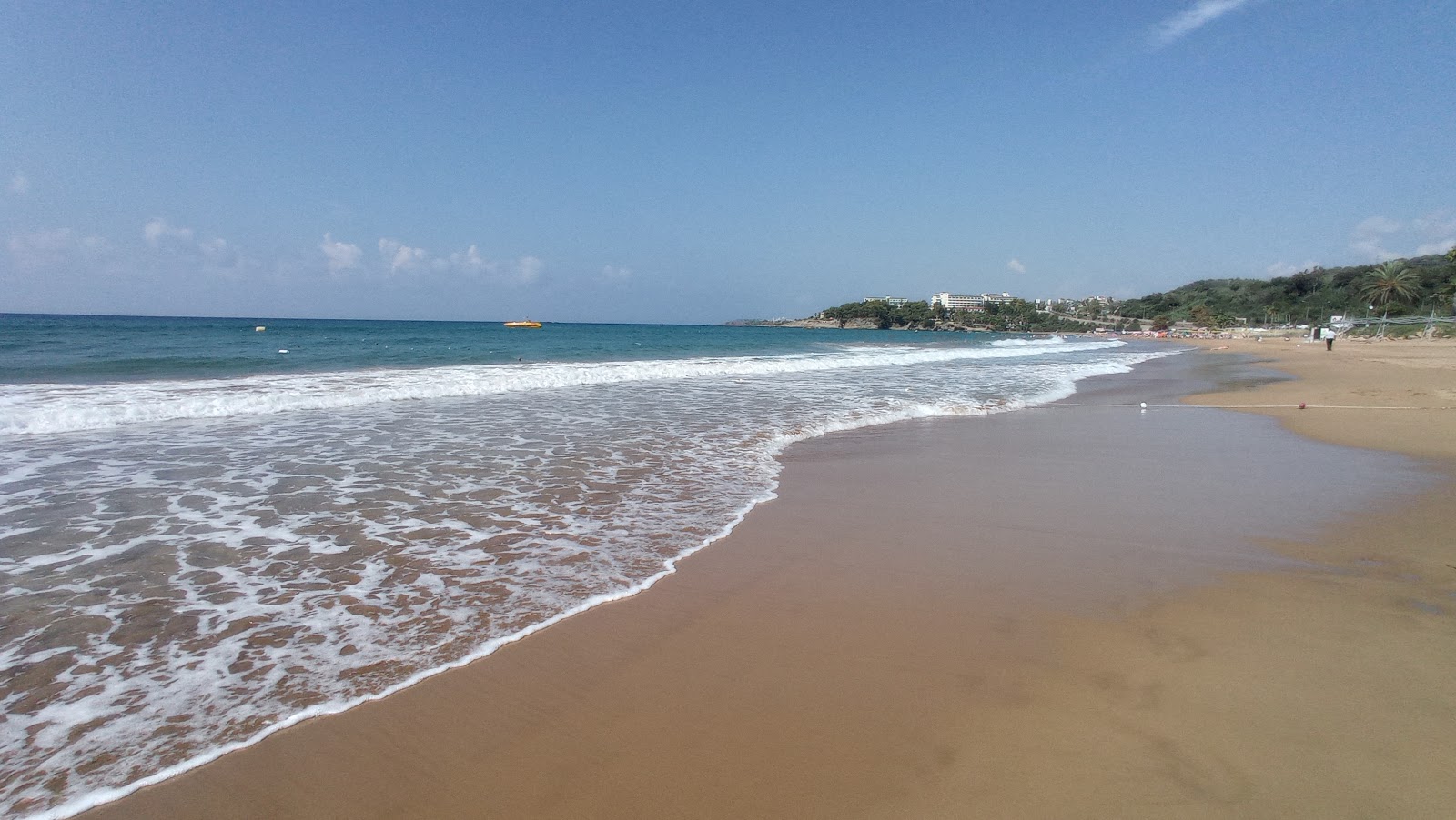 Foto von Incekum beach und die siedlung
