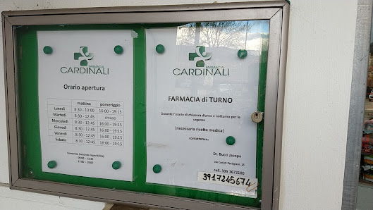 Farmacia Cardinali Snc Viale Martiri della Libertà, 18, 43043 Borgo Val di Taro PR, Italia