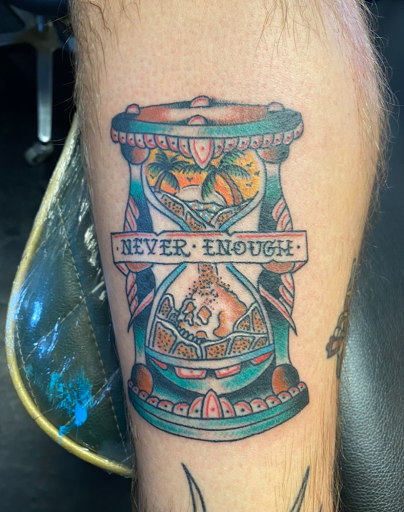 Explore beach tattoo ideas, creative tattoo ideas in Lawton, available at Liberty Port Tattoo