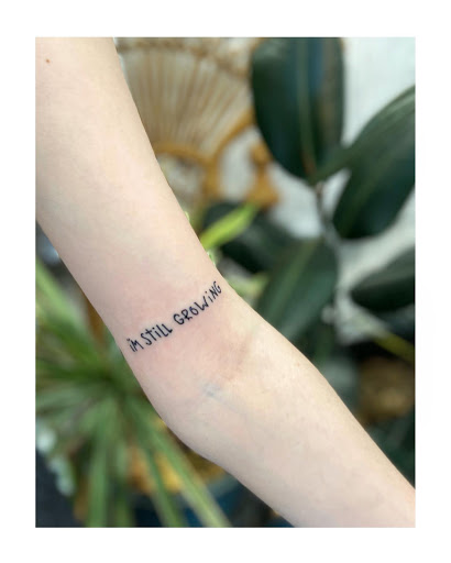 Explore outer thigh tattoo ideas, creative tattoo ideas in Moline, available at ARTIST AIMEE TATTOOS - AF Tattoo Studio