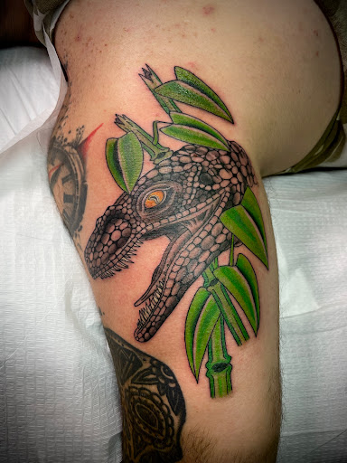 Explore love symbol tattoo ideas, creative tattoo ideas in Providence, available at The Torchbearer Tattoo