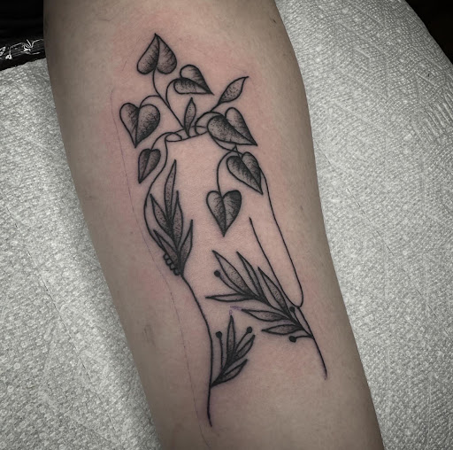 Explore marker tattoo ideas, creative tattoo ideas in Atlanta, available at Big Cat Tattoo