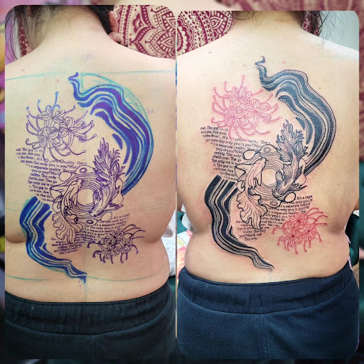 Explore bourbon tattoo ideas, creative tattoo ideas in Kenosha, available at Kenosha Tattoo Company