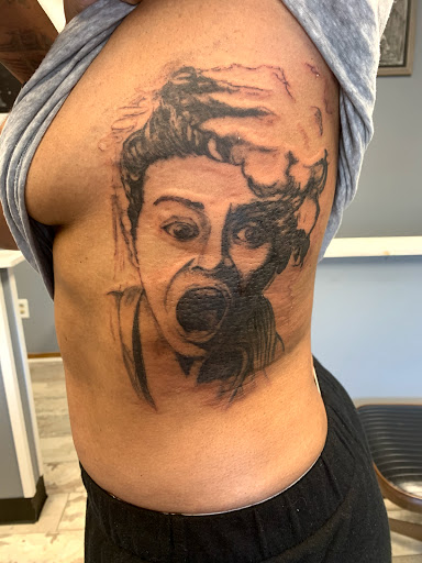 Explore passing away tattoo ideas, creative tattoo ideas in Des Moines, available at Skin Kitchen Tattoo