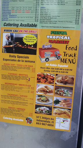 Grocery Store «Fiesta Tropical Market», reviews and photos, 547 E Bridgers Ave, Auburndale, FL 33823, USA