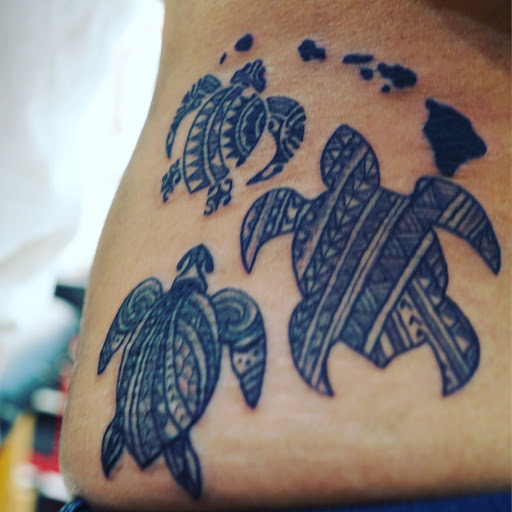 Explore risk taker tattoo ideas, creative tattoo ideas in Honolulu, available at Sacred Art Tattoo Waikiki