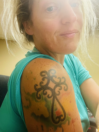 Explore hand small tattoo ideas, creative tattoo ideas in Little Rock, available at Blu Flame Ink