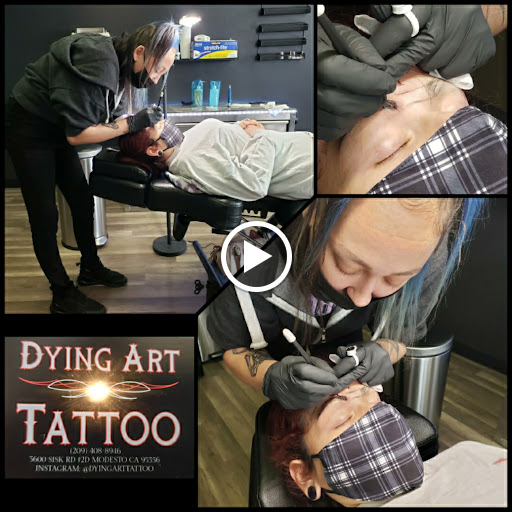 Explore tattoo scroll ideas, creative tattoo ideas in Modesto, available at Dying Art Tattoo