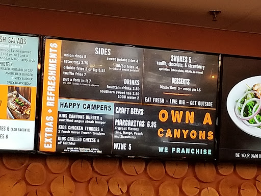 Hamburger Restaurant «Canyons Burger Company», reviews and photos, 335 Chambers St, Woodstock, GA 30188, USA