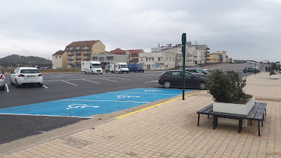 Parking de la plage à Cucq