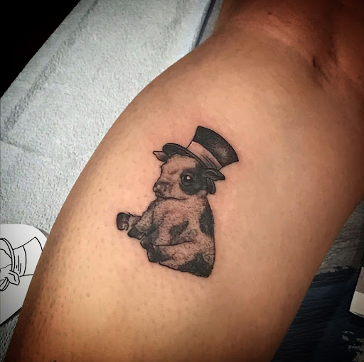 Explore tattoo of husband's name ideas, creative tattoo ideas in Libertyville, available at Lucky Seven Tattoo