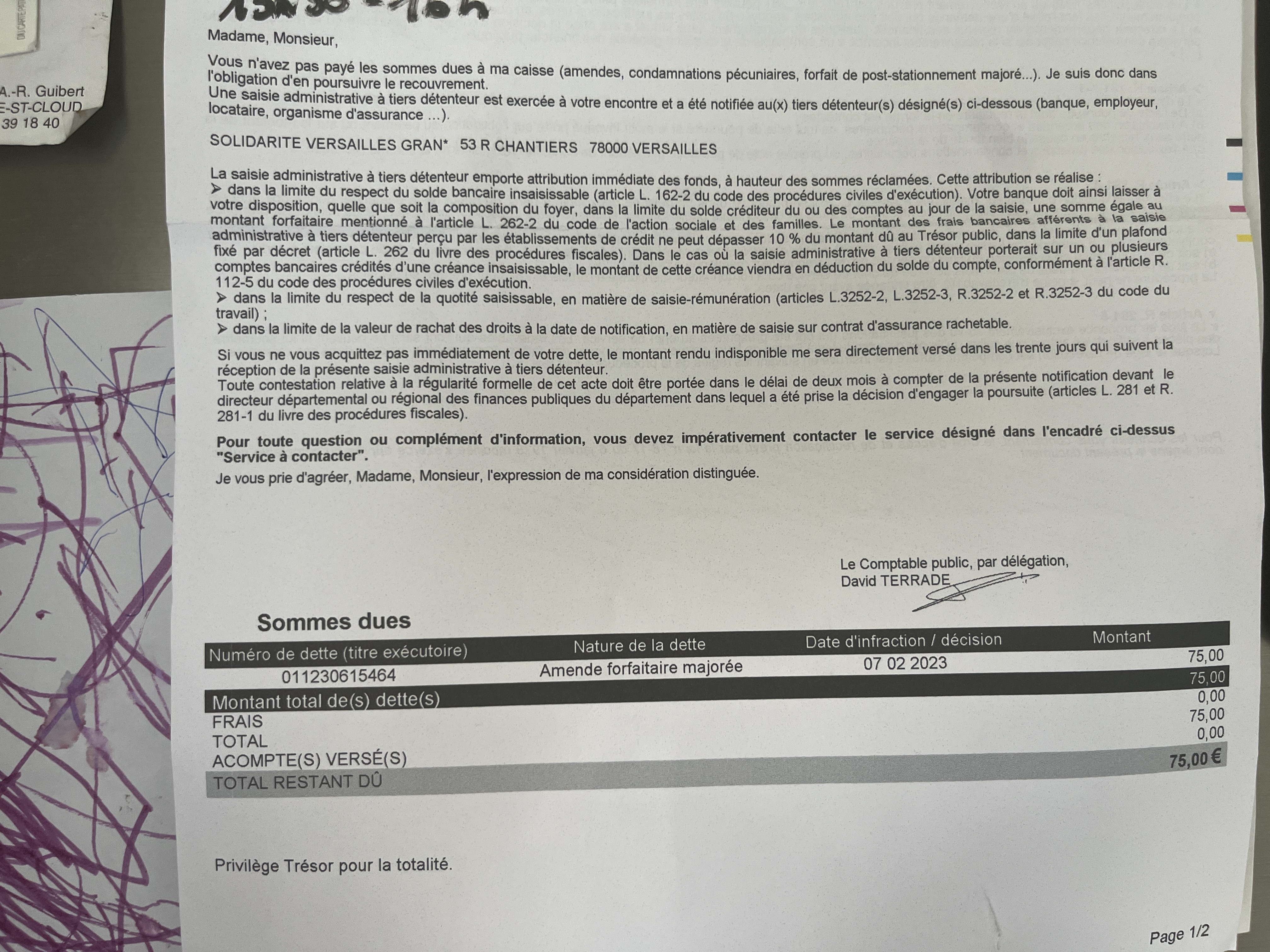 Photo n° 1 de l'avis de Sidibe.a fait le 11/09/2023 à 08:09