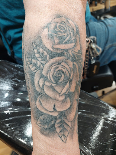 Explore initial finger tattoo ideas, creative tattoo ideas in Albuquerque, available at Blacklist Tattoo Parlour Tattoo Shop in Albuquerque