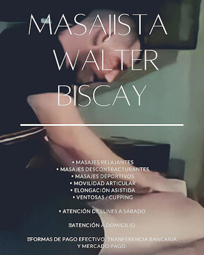 Masajista Walter Biscay