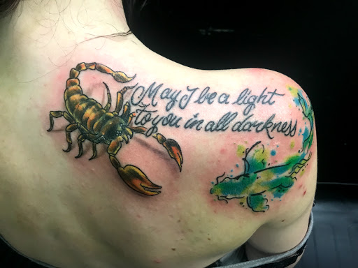 Find crystal tattoo ideas for your next unique tattoo in Hamilton at Glass Ink Tattoo