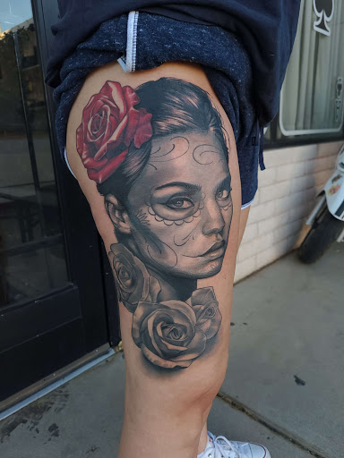 Explore female hand tattoo ideas, creative tattoo ideas in Albuquerque, available at Urban Inkology Tattoo Studio (Coors)