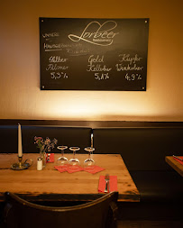 Carte du Restaurant Lorbeer à Berlin