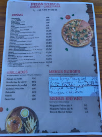 Pizza Sympa à Doussard carte