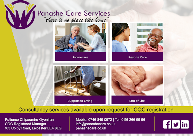 Panashe Care Services - Supported Living | End of Life | Respite Care | Homecare across Midlands - Leicester