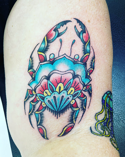 Explore spontaneous tattoo ideas, creative tattoo ideas in Cocoa, available at Rorschach Tattoo Shop and Piercing Studio