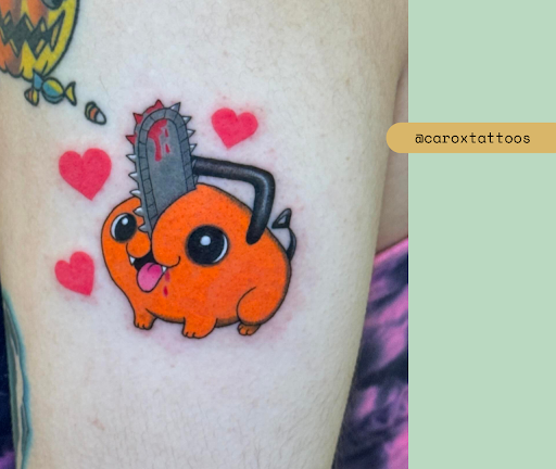 Explore small gap filler tattoo ideas, creative tattoo ideas in Brooklyn, available at Cake Is a Lie Tattoo Parlor