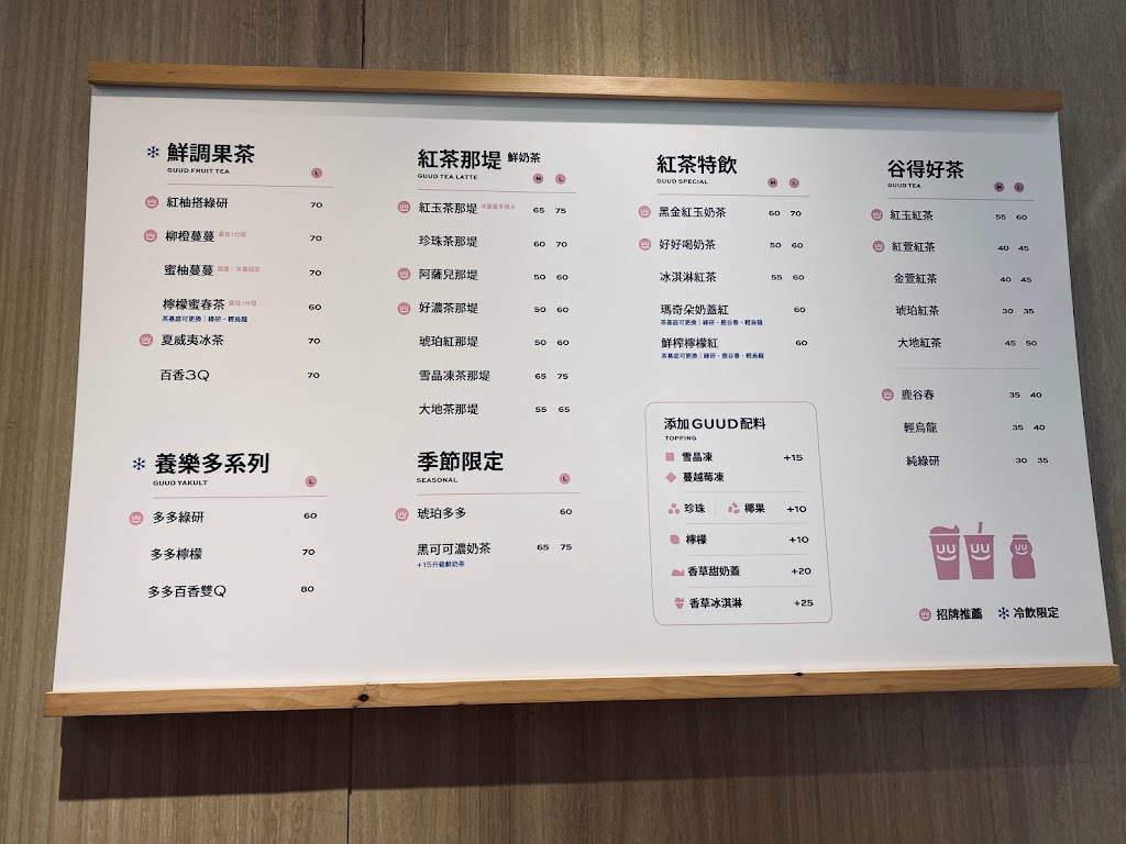 谷得好好 紅茶專門 GUUD TEA & COMPANY-北車信陽店 的照片