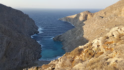 Megali Vlichada'in fotoğrafı küçük koy ile birlikte