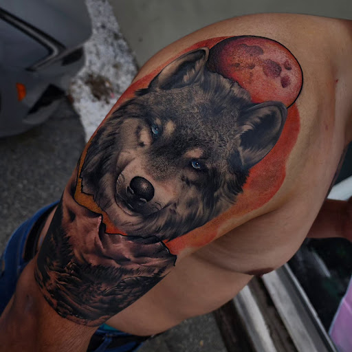 Explore tattoo ideas woman shoulder, creative tattoo ideas in Valdosta, available at Acid Ink Tattoos