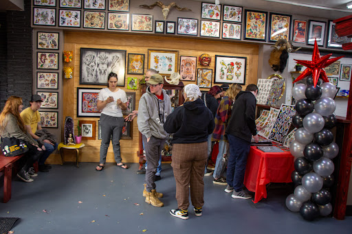 Explore warhammer 40k tattoo ideas, creative tattoo ideas in Richland, available at Luna Roja tattoos