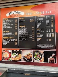 Menu du Sultan Kebap à Saarbrücken