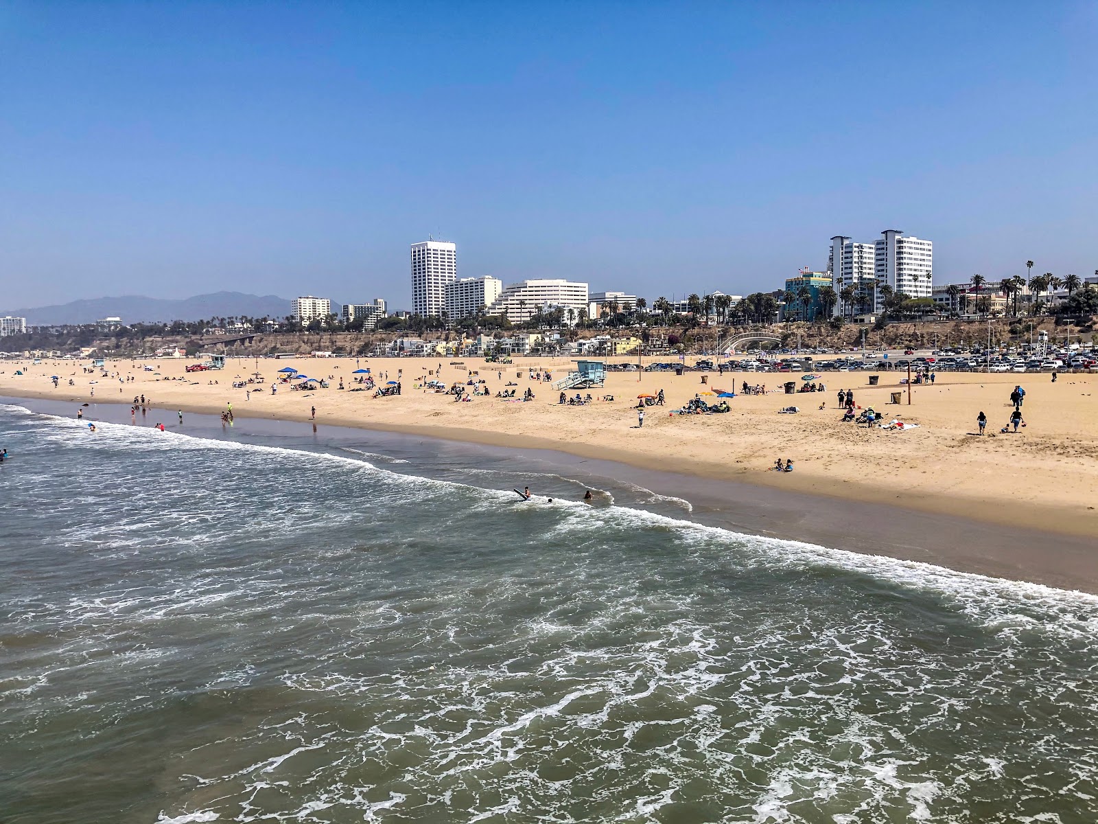 Foto di Santa Monica Beach e l'insediamento