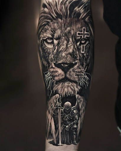 Explore tattoo ideas for family initials, creative tattoo ideas in Montgomery, available at Flying Eye Tattoo Studio