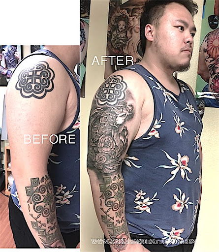 Explore writing ideas for tattoos, creative tattoo ideas in Garden Grove, available at Anna Hang Tattoo