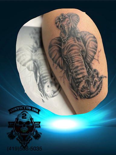 Explore day of the dead tattoos ideas, creative tattoo ideas in Toledo, available at Convicted Ink 2