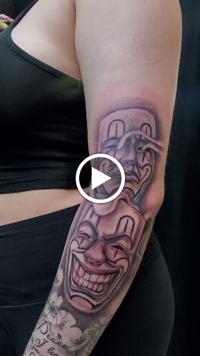 Explore arm sleeve tattoo ideas for men, creative tattoo ideas in Riverside, available at Darkstar Tattoo CA