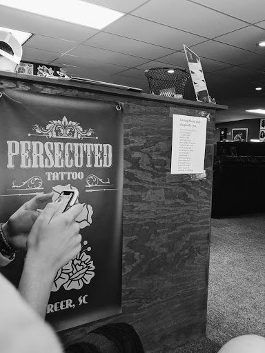Tattoo Shop «Persecuted Tattoo», reviews and photos, 1788 E Poinsett Street Extension, Greer, SC 29651, USA