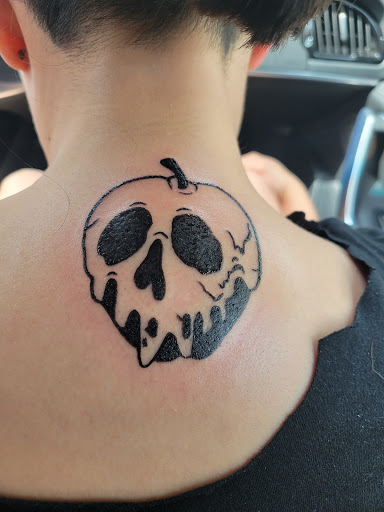 Explore puppy tattoo ideas, creative tattoo ideas in Jackson, available at Inkk Culture Tattoo