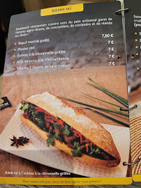 Restaurant vietnamien Banh Mi à Toulouse (le menu)