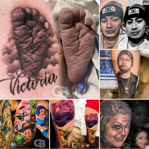 Explore small dog tattoo ideas, creative tattoo ideas in Morgan Hill, available at ART OF THE HEART TATTOO & PIERCINGS