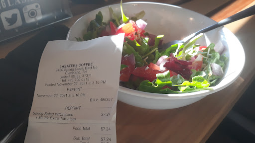 Coffee Shop «LASATERS® Coffee & Tea», reviews and photos, 2450 Spring Creek Boulevard, Cleveland, TN 37312, USA