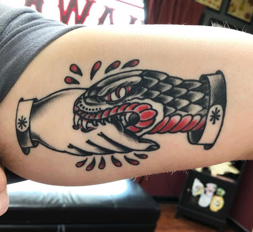 Explore gaming tattoo ideas, creative tattoo ideas in Tampa, available at HAWKS ELECTRIC TATTOOS