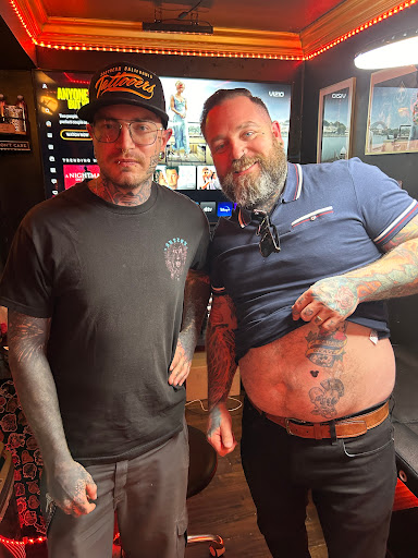 Explore tattoo ideas for couples names, creative tattoo ideas in Anaheim, available at Monsters Den Tattoo Shop & Piercing (YES WE TAKE WALK-INS)